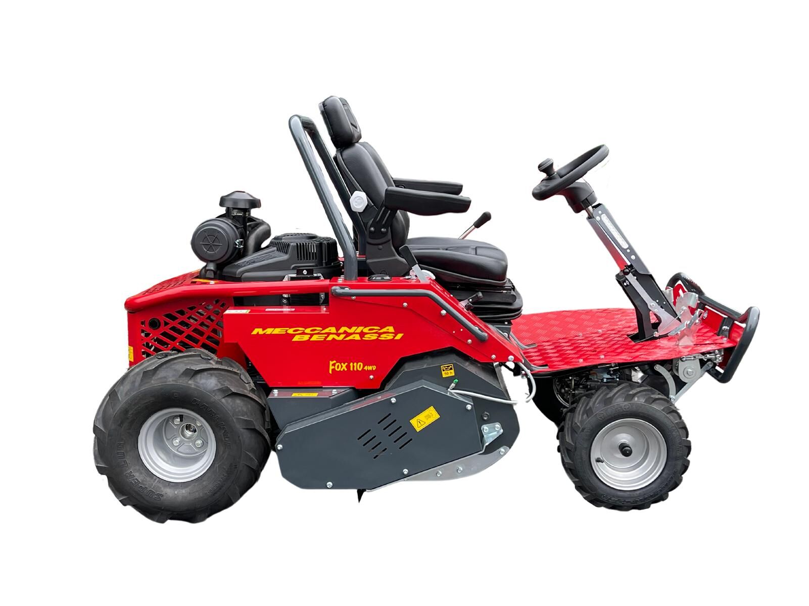 Benassi Schlegelmäher Aufsitzmäher FOX 110 4WD Comfort inkl. luftgefederter Sitz
