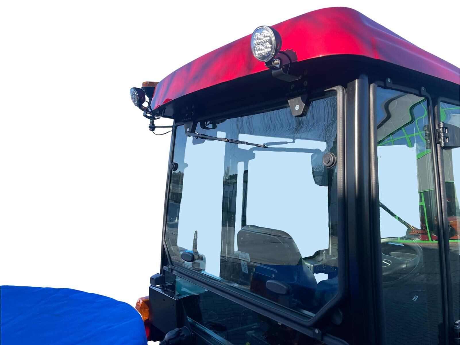 Yanmar SA424 Wintertraktor inkl. Kabine, Schneeschild und Streuer