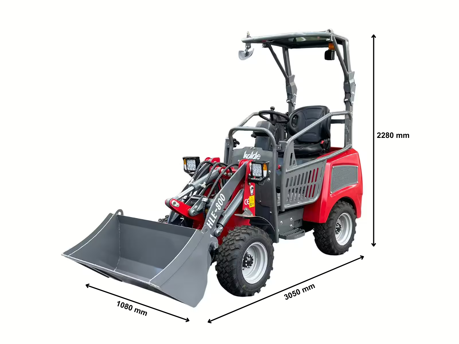 Kolde Hoflader HLE-800