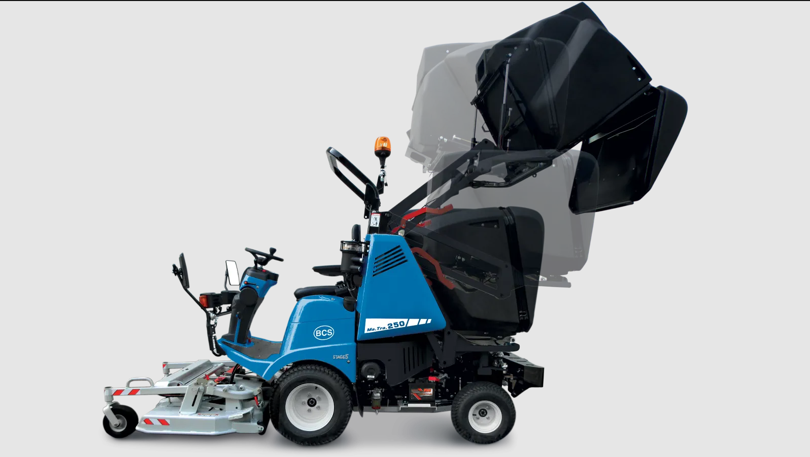 Ma.Tra. 250 Rasenmäher mit Sammelkorb + Kabine + Heizung + Klimaanlage