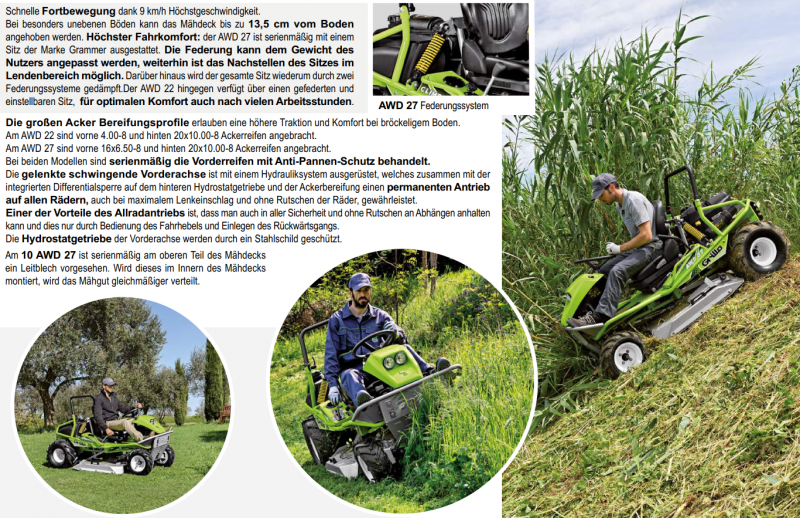 Grillo Hochgrasmäher Climber 10 AWD 22 online kaufen | Kolde Gartentechnik
